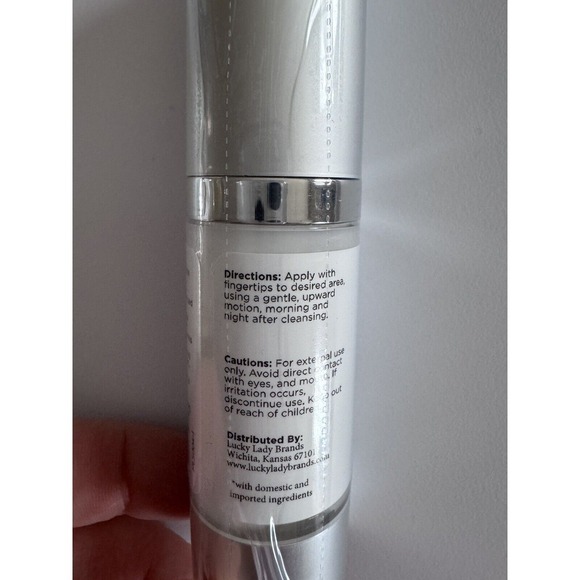 Lucky Lady Glow Anti Aging Skin Care Set. (3)Face Serum & Moisturizer New Sealed - Picture 4 of 9